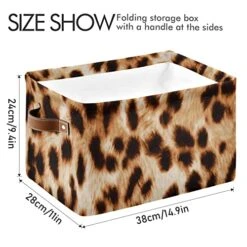 Beautiful Watercolor Leopard Spotted Rectangle Storage Organizer Canvas Collapsible Box Chest Organizer For Edroom Closet Kid's Toys Laundry 2 Pieces 17 Beautiful Watercolor Leopard Spotted Rectangle Storage Organizer Canvas Collapsible Box Chest Organizer For Edroom Closet Kid's Toys Laundry 2 Pieces -Safavieh Furniture 51PoTrThBUL