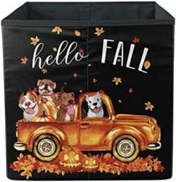 Dremagia Red Christmas Theme Toy Chest Box Open Large Fabric Storage Bin Basket For Gift, 13 X 13 Inch -Safavieh Furniture 51QARZfX1zL. AC