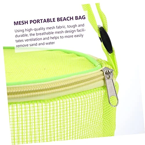 Toyvian 1pc Shell Bag Storage Toys Extra Large Storage Bags Beach Tote Bag Mesh Organizer Bag Mesh Beach Tote Net Bag For Beach Tulle Bag For Kids Tulle Beach Bag Tulle Travel Bag Handbag 2 Toyvian 1pc Shell Bag Storage Toys Extra Large Storage Bags Beach Tote Bag Mesh Organizer Bag Mesh Beach Tote Net Bag For Beach Tulle Bag For Kids Tulle Beach Bag Tulle Travel Bag Handbag - Image 2