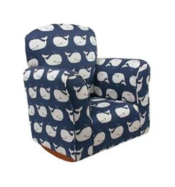 Brighton Home Furniture 3330-81 Child Rocker, Whale Tales Cotton, One Size