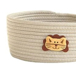 Storage Tray Cotton Rope Sundries Desktop Storage Boxes Simple Decorative Grey L -Safavieh Furniture 51RllYNO8YL