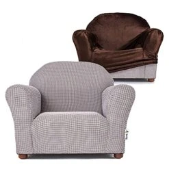 KEET Roundy Kid's Chair, Combo Chair W/Cover, Navy -Safavieh Furniture 51SERdBbDrS