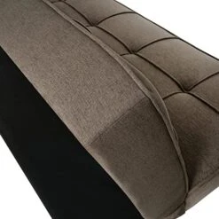 Naomi Home Madison Modern Futon Sofa Bed - Compact Design For Small Spaces - Convertible Futon With Linen Fabric For Premium Comfort - Ideal Guest Couch - Stylish & Durable, Supports Up To 750 Lbs 15 Naomi Home Madison Modern Futon Sofa Bed - Compact Design For Small Spaces - Convertible Futon With Linen Fabric For Premium Comfort - Ideal Guest Couch - Stylish & Durable, Supports Up To 750 Lbs -Safavieh Furniture 51SEwJJ13QL