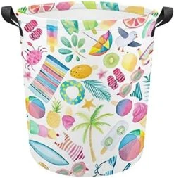 Hearts And Rainbows Laundry Storage Basket Waterproof Foldable Laundry Hamper With Handles For Baby Nursery College Dorms Kids Bedroom -Safavieh Furniture 51SV3ujgAAL. AC