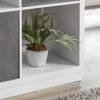 CICIX 6-Cube Organizer, White With Faux Concrete Top