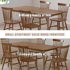 47" Dining Table Kitchen Table Dining Room Table Small Kitchen Table For Small Spaces Table Modern Home Furniture Dinner Table Rectangular (Natural) -Safavieh Furniture 51TcF9nhl0L