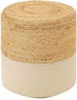 · REDEARTH · Cylindrical Pouf Foot Stool Ottoman -Jute Braided Accent Chair Footrest For The Living Room, Bedroom, Nursery, Patio, Lounge & Other Rooms In The Home (14.5”x14.5”x16”; Natural Ivory) 19 · REDEARTH · Cylindrical Pouf Foot Stool Ottoman -Jute Braided Accent Chair Footrest For The Living Room, Bedroom, Nursery, Patio, Lounge & Other Rooms In The Home (14.5”x14.5”x16”; Natural Ivory) -Safavieh Furniture 51TewCDxk8L. AC
