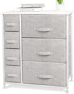 CONNOO 5 Fabric Drawer Dresser Storage Tower, Drawer Chest Storage Organizer Unit For Bedroom, Closet, Hallway, Entryway, Nursery, Sturdy Steel Frame, Wooden Top, Easy Pull Handle 12 CONNOO 5 Fabric Drawer Dresser Storage Tower, Drawer Chest Storage Organizer Unit For Bedroom, Closet, Hallway, Entryway, Nursery, Sturdy Steel Frame, Wooden Top, Easy Pull Handle -Safavieh Furniture 51TjULGbsAL. AC