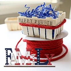 MatureGirl Wooden American Independence Decorations Creative Letters Glorys Day Ornament Decoration & Hangs Go Away Gnome Statue (Multicolor, One Size) -Safavieh Furniture 51UDbIZvmiL
