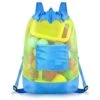 RiToEasysports Mesh Beach Bag, Beach Toys Mesh Bag Beach Bag For Kids Mesh Beach Bags Kids Seashell Mesh Bag