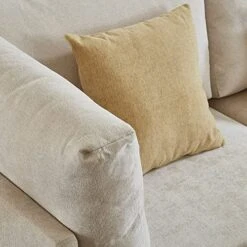 Familymill 108'' Linen L-Shaped Sectional Sofa With Removable Ottoman And 3 Pillows 13 Familymill 108'' Linen L-Shaped Sectional Sofa With Removable Ottoman And 3 Pillows -Safavieh Furniture 51UeqqXQq3L