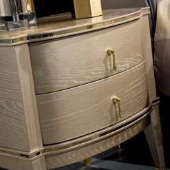 FURUIWUFENG Nightstand Retro Bedside Table Storage Cabinet Living Room Bedroom Bedside Table Storage Cabinet 2 Drawer Small Wood Cabinet End Table -Safavieh Furniture 51UiKZnrlSL