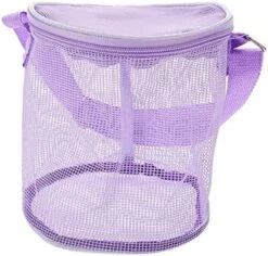 Asakkura Beach Storage Bag Para Meninas Mesh Summer Bags Mesh Beach Bag Child Rosy PVC Sandbox Drawstring -Safavieh Furniture 51V9LDZ4PWL. AC
