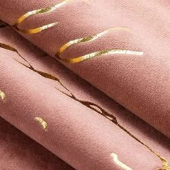 Fefances Large Vanity Stool Chair For Makeup Room Modern Velvet Square Ottoman Comfortable Footrest Stool With V Gold Legs Pink -Safavieh Furniture 51VTl5zntQL