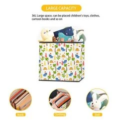 Dremagia Collapsible Storage Box Bin Cube Fabric Open Toy Chest Container, Yellow School Bus 18 Dremagia Collapsible Storage Box Bin Cube Fabric Open Toy Chest Container, Yellow School Bus -Safavieh Furniture 51VmMGLjr1L