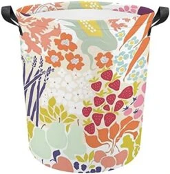 Hearts And Rainbows Laundry Storage Basket Waterproof Foldable Laundry Hamper With Handles For Baby Nursery College Dorms Kids Bedroom -Safavieh Furniture 51VwNngc YL. AC