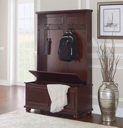 Powell Furniture Chadwick Hall Tree, Cherry, 7 Powell Furniture Chadwick Hall Tree, Cherry, -Safavieh Furniture 51W0lyQQbYL