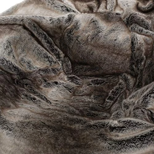 Heavy Metal Inc Meridian Bean Bag Plush Faux Fur Chair | Comfortable And Fun Beanbag For The Whole Family| Non-Spill Memory Foam Filling (Ash White) 5 Heavy Metal Inc Meridian Bean Bag Plush Faux Fur Chair | Comfortable And Fun Beanbag For The Whole Family| Non-Spill Memory Foam Filling (Ash White) - Image 5