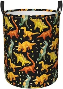 Large Laundry Hamper Collapsible Laundry Baskets Dinosaur Aggressive Wild T-Rex Dirty Clothes Hamper Waterproof Foldable Storage Bin For Toy Organizer Nursery -Safavieh Furniture 51Wa71a9RNL. AC