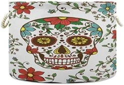 ALAZA Tropical Palm Tree Jungle Leaf Green Large Storage Laundry Basket With Handles For Blanket Towels Nursery Hamper Bin 20" X 20" X 14" -Safavieh Furniture 51YEQo6NGnL. AC