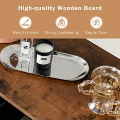 GOFLAME Dresser With 5 Drawers, Chest Of Drawers With Adjustable Foot Pads, Foldable Drawers, Steel Frame & Wooden Top, Fabric Drawers Dresser, Storage Tower Unit For Bedroom, Entryway, Closet -Safavieh Furniture 51YK81zGC4L