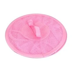 Adaman Hanging Mesh, Toy Hanging Storage Organizer - Space Saving Storage Bags, Toy Or Clothes Organizer, 3 Compartments (Pink) -Safavieh Furniture 51YNAfZTEGL