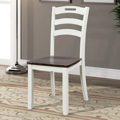 Harper & Bright Designs 6 Piece Dining Table Set With Bench, Wood Kitchen Table Set With Table And 4 Chairs, Ivory White And Cherry 18 Harper & Bright Designs 6 Piece Dining Table Set With Bench, Wood Kitchen Table Set With Table And 4 Chairs, Ivory White And Cherry -Safavieh Furniture 51YgIcaHz3L