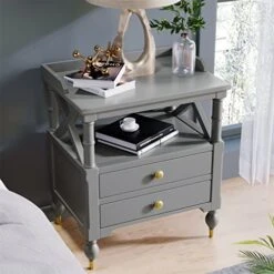 ZLBYB Nightstand For Small Spaces Bedroom Contemporary 2 Drawer 8 ZLBYB Nightstand For Small Spaces Bedroom Contemporary 2 Drawer -Safavieh Furniture 51Yq3qpq7vL 2