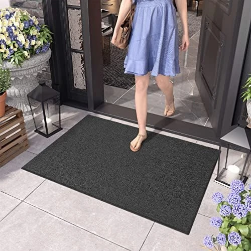 Color G Door Mats Outdoor Indoor, 30"x47" Anti-Slip/Skid Waterproof Front Door Mat, Durable Outdoor Mats For Home Entrance, Dirt Trapper Door Mat Entry Mat, Easy To Clean, Outside Door Mat, Dark Grey 15 Color G Door Mats Outdoor Indoor, 30"x47" Anti-Slip/Skid Waterproof Front Door Mat, Durable Outdoor Mats For Home Entrance, Dirt Trapper Door Mat Entry Mat, Easy To Clean, Outside Door Mat, Dark Grey - Image 15