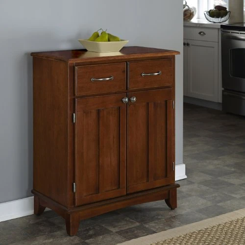 Buffet Of Buffet Medium Cherry With Wood Top By Home Styles 4 Buffet Of Buffet Medium Cherry With Wood Top By Home Styles - Image 4