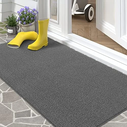 Color G Door Mats Outdoor Indoor, 30"x47" Anti-Slip/Skid Waterproof Front Door Mat, Durable Outdoor Mats For Home Entrance, Dirt Trapper Door Mat Entry Mat, Easy To Clean, Outside Door Mat, Dark Grey 9 Color G Door Mats Outdoor Indoor, 30"x47" Anti-Slip/Skid Waterproof Front Door Mat, Durable Outdoor Mats For Home Entrance, Dirt Trapper Door Mat Entry Mat, Easy To Clean, Outside Door Mat, Dark Grey - Image 9