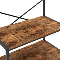 Sogesfurniture Industrial Standing Kitchen Baker Storage Shelf Rack, Microwave Oven Stand With Shelves, Utility Storage Shelf, Rustic Brown 5 Sogesfurniture Industrial Standing Kitchen Baker Storage Shelf Rack, Microwave Oven Stand With Shelves, Utility Storage Shelf, Rustic Brown -Safavieh Furniture 51aNiMfqflL