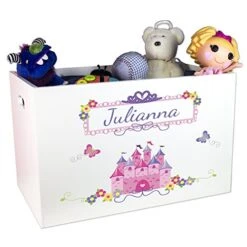 My Bambino Girl's Personalized Princess Toy Box