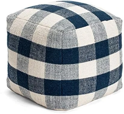 Anji Mountain Square Pouf , 22" X 22" X 17", Gray 15 Anji Mountain Square Pouf , 22" X 22" X 17", Gray - Image 15