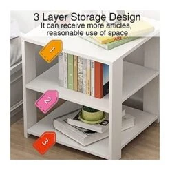XXCCHH Bedside Cabinet Bedroom Nightstands Simple WoodenMini Small Apartment Modern Locker Bedside Table Cabinet Bedroom Locker Economical Nightstand For Bedroom (Color : White) -Safavieh Furniture 51apAcEXqcL