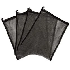 Youkang Nylon Mesh Drawstring Bag - Mesh Ditty Bag For Equipment Storage Nylon Travel Bag With Drawstring Cord Lock Closure Net Bag For Toys,Shoe,Basketball ,Golf Balls, Laundry Bag Pack Of 4