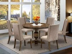 East West Furniture F2FL5-716 Dining Set, Medium -Safavieh Furniture 51buS6KyhL. AC