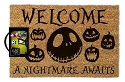 Nightmare Before Christmas Doormat A Nightmare Awaits 40 X 60 Cm Pyramid Tappeti