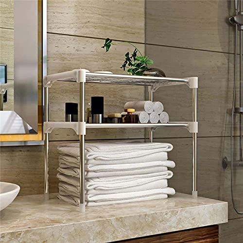 LUCBEI Microwave Oven Rack Microwave Oven Rack Shelf Kitchen Counter Storage Organizer Microwave Stand Toaster Oven Rack Bathroom Shelf Easy Assemble Kitchen Storage Rack 4 LUCBEI Microwave Oven Rack Microwave Oven Rack Shelf Kitchen Counter Storage Organizer Microwave Stand Toaster Oven Rack Bathroom Shelf Easy Assemble Kitchen Storage Rack - Image 4