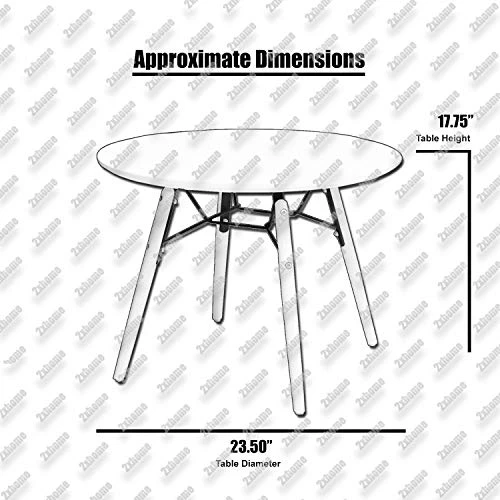 2xhome - Kids Size Plastic Toddler Armchairs With Natural Wooden Dowel Legs And White Round Table, Black (3 Piece Set) 4 2xhome - Kids Size Plastic Toddler Armchairs With Natural Wooden Dowel Legs And White Round Table, Black (3 Piece Set) - Image 4