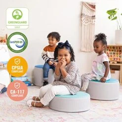 ECR4Kids SoftZone Colorful Stump Stool Set, Flexible Seating, Contemporary, 3-Piece 13 ECR4Kids SoftZone Colorful Stump Stool Set, Flexible Seating, Contemporary, 3-Piece -Safavieh Furniture 51dWK1mi8KL