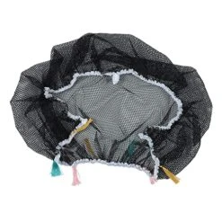 Toddmomy Storage Hammock Indoor Toys Stuffed Animals For Kids Toys For Children Indoor Hammock For Kids Plush Toys Storage Net Stuffed Animals Hammock Polyester Black Tassel Baby