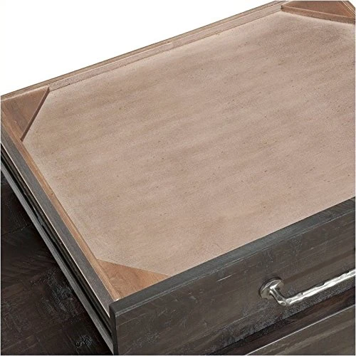 BOWERY HILL 1 Drawer 1 Storage Wooden Bedside Nightstand In Cafe 1 BOWERY HILL 1 Drawer 1 Storage Wooden Bedside Nightstand In Cafe