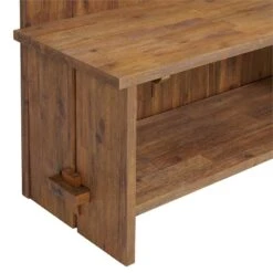 Alaterre Furniture Bethel Acacia Wood 70" H Hall Tree, Natural Aged Brown -Safavieh Furniture 51fwppKCLoL