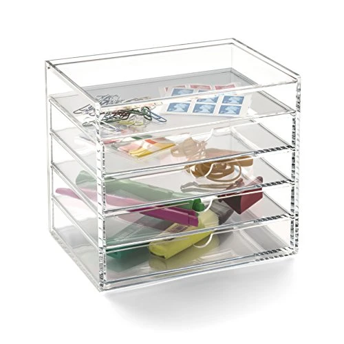 SCO Acrylic 5 Drawer Chest With Flip-Up Lid 2 SCO Acrylic 5 Drawer Chest With Flip-Up Lid - Image 2