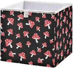 Usa Flag Painted Storage Bins Canvas Collapsible Box Chest Organizer For Edroom Closet Kid's Toys Laundry 11x11x11 Inch -Safavieh Furniture 51gcxpBnNXL. AC