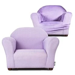 KEET Roundy Kid's Chair, Combo Chair W/Cover, Navy -Safavieh Furniture 51gifF7LkuS