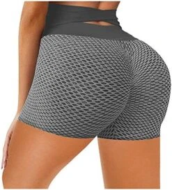 MatureGirl Tight-Fitting Yoga Shorts Skinny Buttocks Fitness Women's Casual Sports Lifting Yoga Pants Yoga With (Grey, S) 27 MatureGirl Tight-Fitting Yoga Shorts Skinny Buttocks Fitness Women's Casual Sports Lifting Yoga Pants Yoga With (Grey, S) -Safavieh Furniture 51gzX GoVXL. AC 3