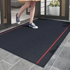 Color G Door Mats Outdoor Indoor, 30"x47" Anti-Slip/Skid Waterproof Front Door Mat, Durable Outdoor Mats For Home Entrance, Dirt Trapper Door Mat Entry Mat, Easy To Clean, Outside Door Mat, Dark Grey 19 Color G Door Mats Outdoor Indoor, 30"x47" Anti-Slip/Skid Waterproof Front Door Mat, Durable Outdoor Mats For Home Entrance, Dirt Trapper Door Mat Entry Mat, Easy To Clean, Outside Door Mat, Dark Grey -Safavieh Furniture 51hAViiyj6L. AC