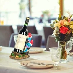 Starsoul Gnomes Single Wine Bottle Holder Funny Wine Rack Resin Wine Holder Stand Holiday Party Decor For Home Kitchen Bar Countertop Tabletop Best Gift For Wine Lovers -Safavieh Furniture 51hWd6IHp6L